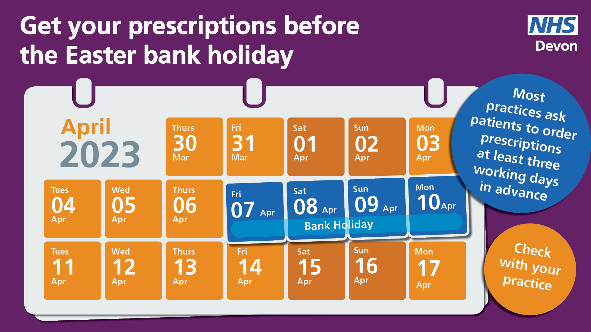 Easter Prescriptions Kingsteignton Medical Practice easter-prescriptions-kingsteignton-medical-practice